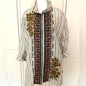 Gorgeous John Mark XL tunic, with surprise back